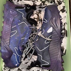 Purple and Black Athletic Sneakers